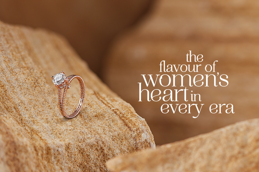 rose gold jewellery, the flavour of women’s heart in every era